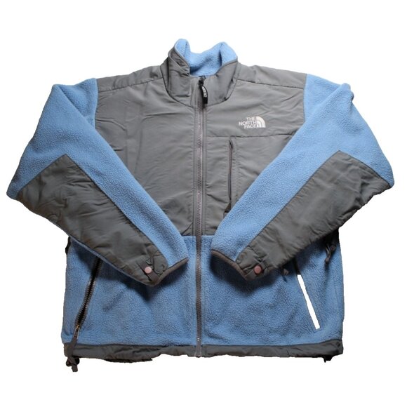 The North Face Womens Retro Denali Fleece Jacket Light Blue Size Small Zip Up - Picture 1 of 14
